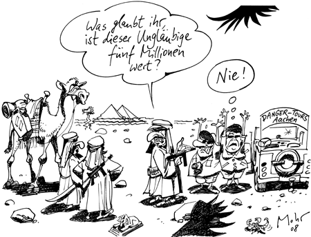 boomende Branche -Karrikatur von Burkhard Mohr